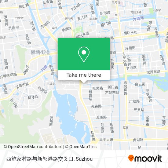 西施家村路与新郭港路交叉口 map