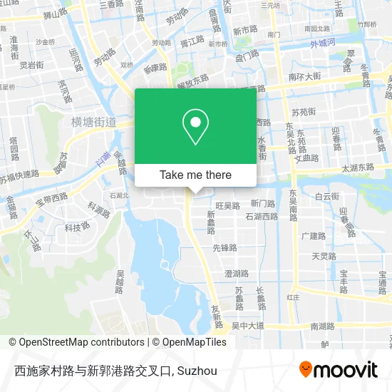西施家村路与新郭港路交叉口 map