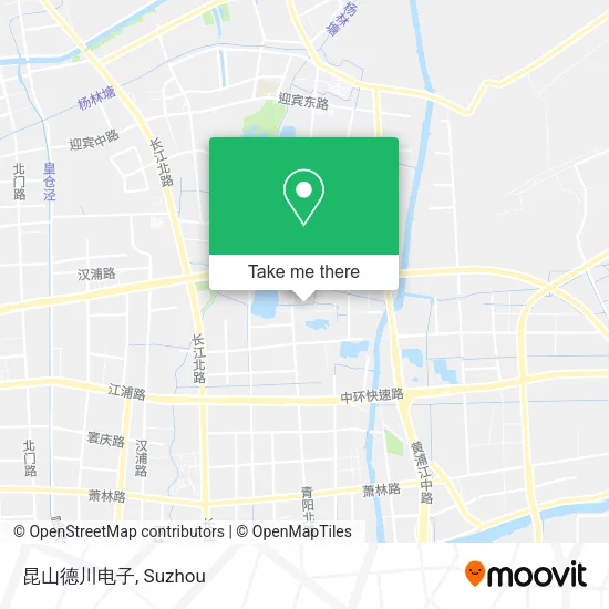 昆山德川电子 map