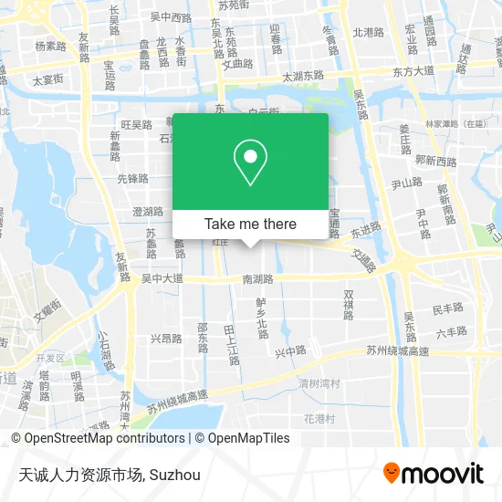 天诚人力资源市场 map