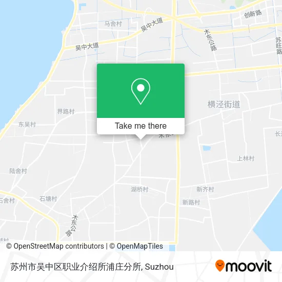 苏州市吴中区职业介绍所浦庄分所 map