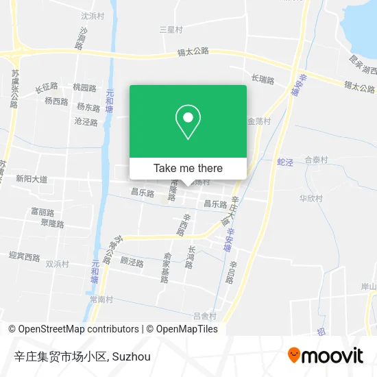 辛庄集贸市场小区 map