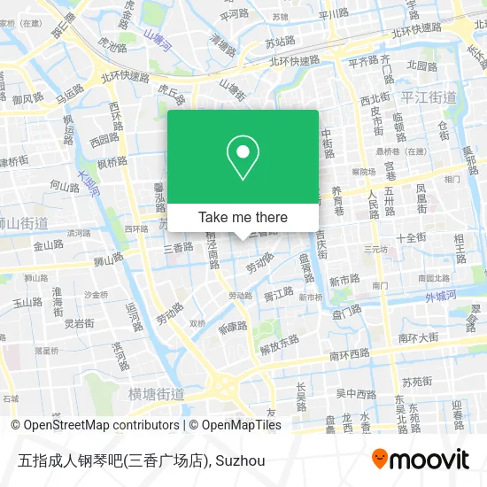 五指成人钢琴吧(三香广场店) map