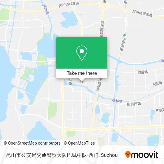 昆山市公安局交通警察大队巴城中队-西门 map