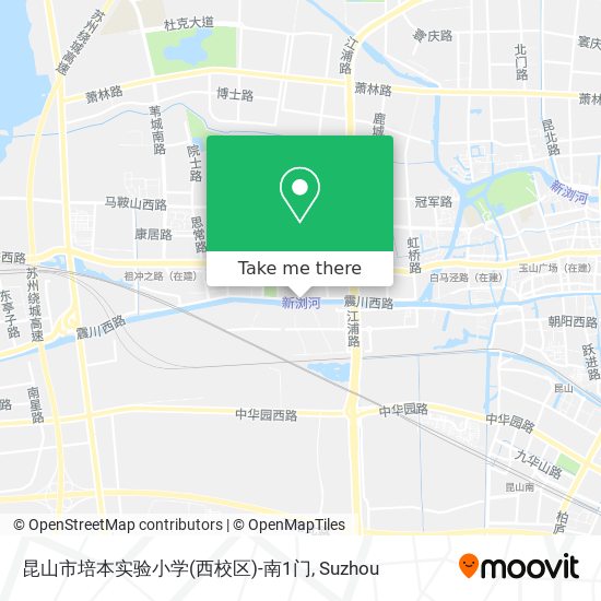 昆山市培本实验小学(西校区)-南1门 map