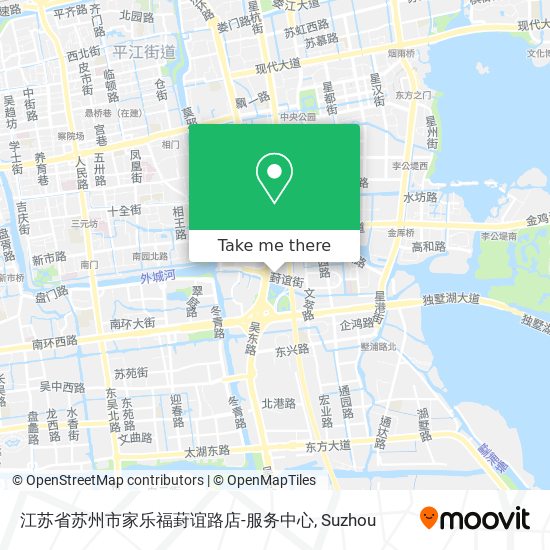 江苏省苏州市家乐福葑谊路店-服务中心 map