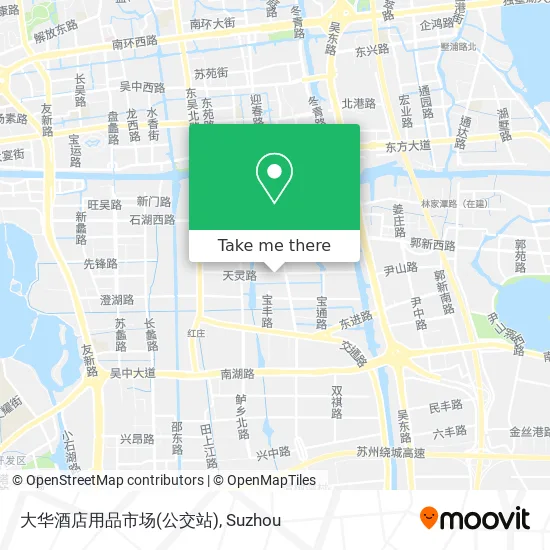 大华酒店用品市场(公交站) map