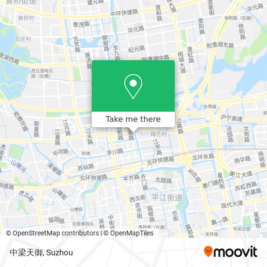 中梁天御 map
