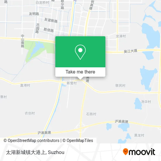 太湖新城镇大港上 map