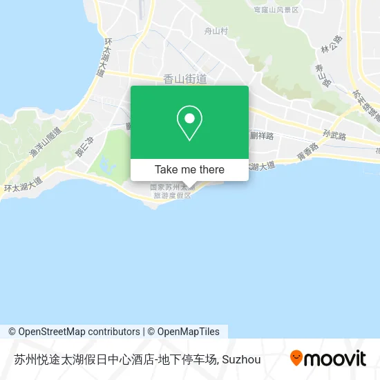 苏州悦途太湖假日中心酒店-地下停车场 map