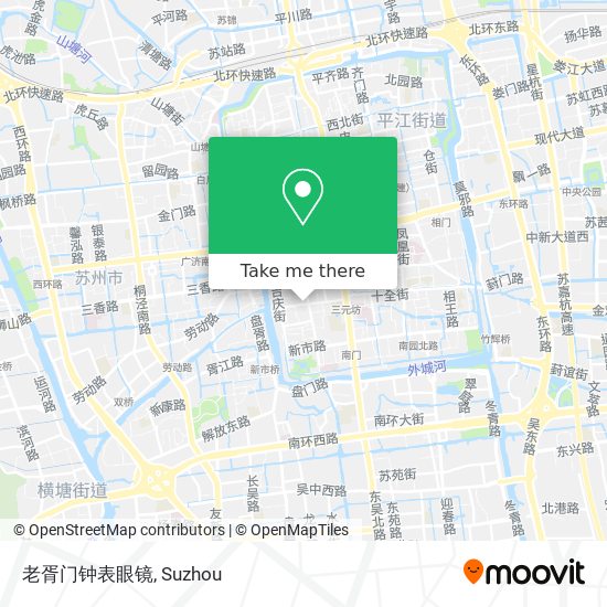 老胥门钟表眼镜 map
