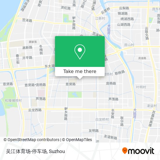 吴江体育场-停车场 map