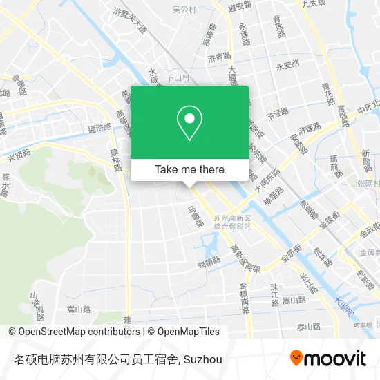 名硕电脑苏州有限公司员工宿舍 map