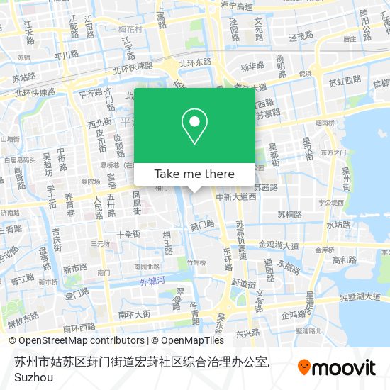 苏州市姑苏区葑门街道宏葑社区综合治理办公室 map