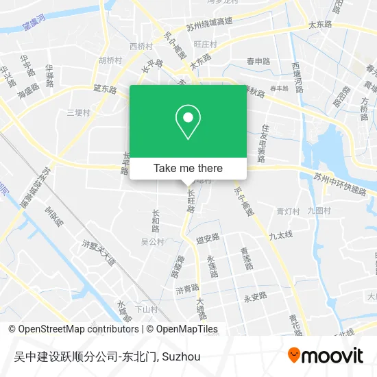 吴中建设跃顺分公司-东北门 map