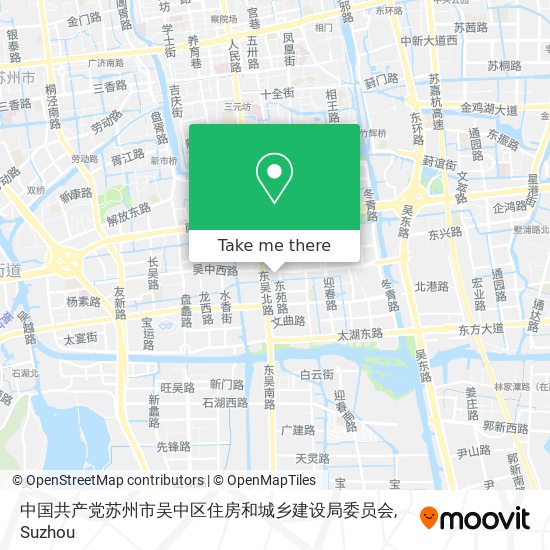 中国共产党苏州市吴中区住房和城乡建设局委员会 map