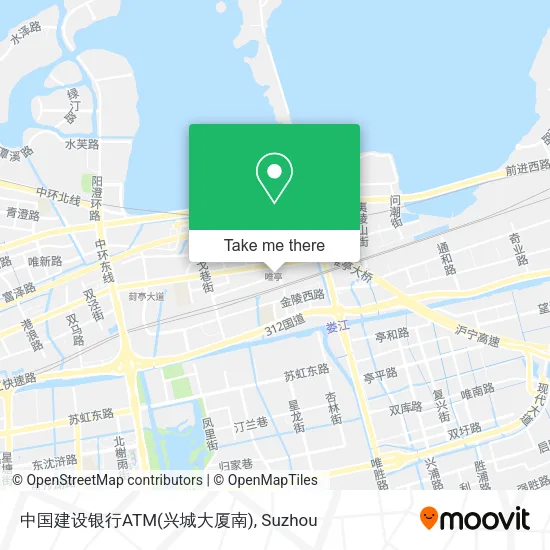 中国建设银行ATM(兴城大厦南) map