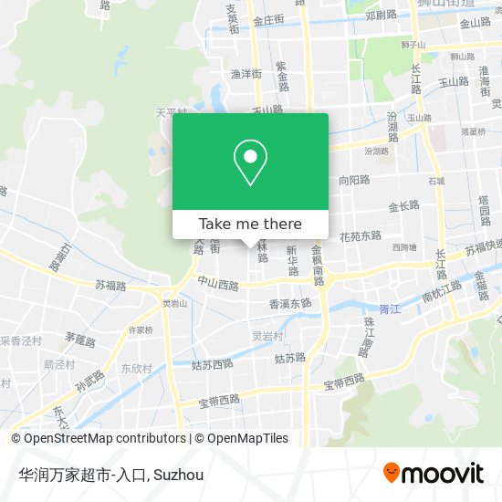 华润万家超市-入口 map