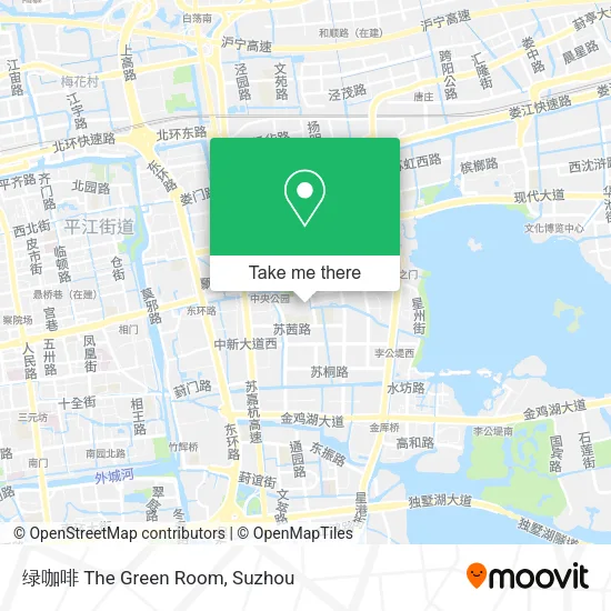 绿咖啡 The Green Room map