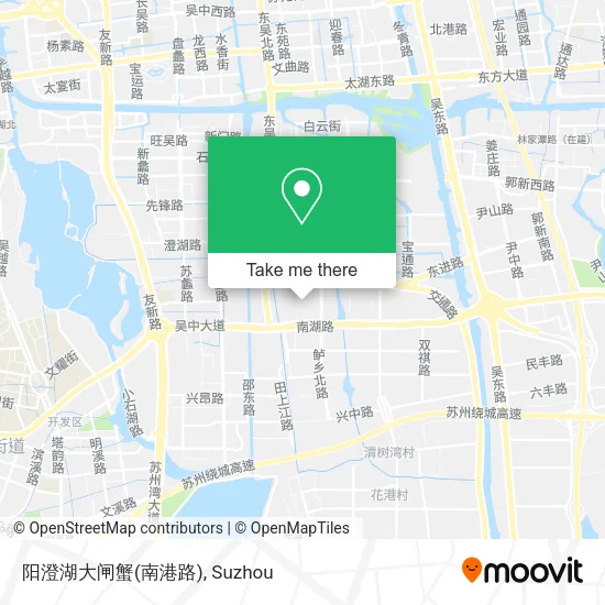 阳澄湖大闸蟹(南港路) map