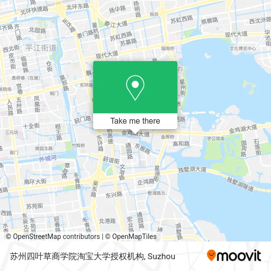 苏州四叶草商学院淘宝大学授权机构 map