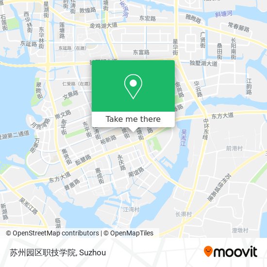 苏州园区职技学院 map