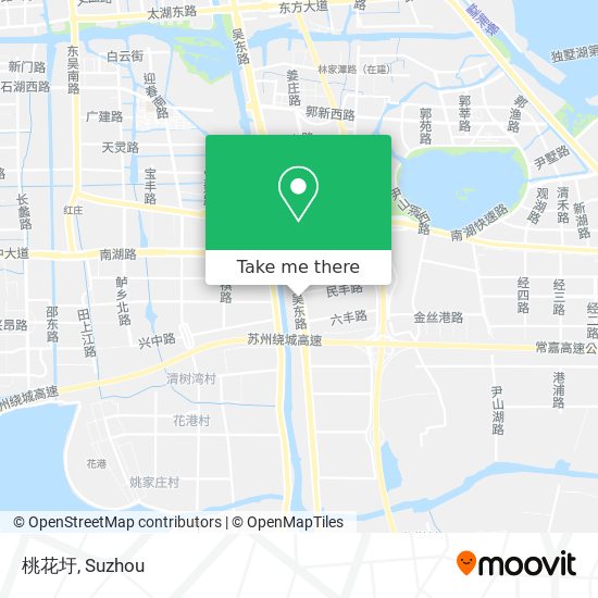 桃花圩 map