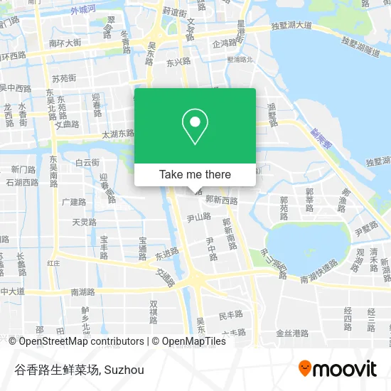 谷香路生鲜菜场 map
