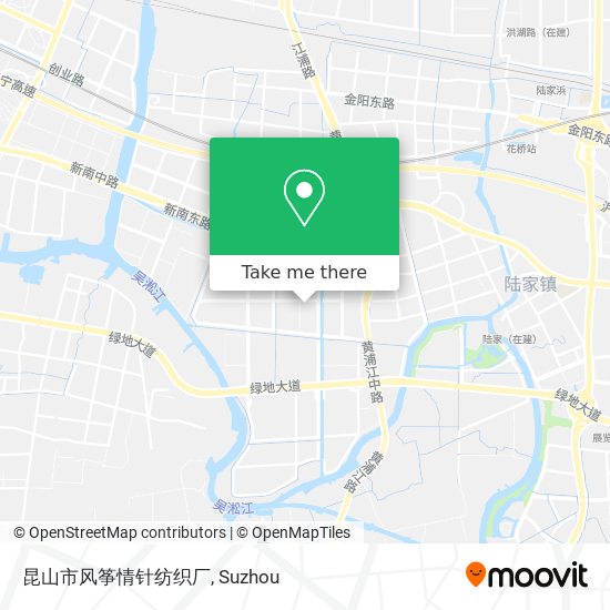 昆山市风筝情针纺织厂 map
