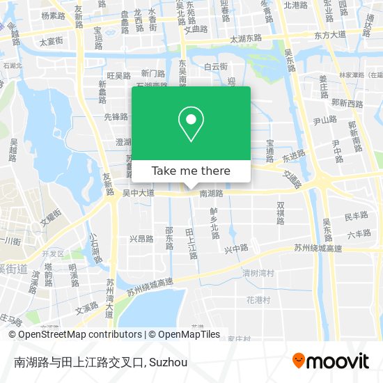 南湖路与田上江路交叉口 map
