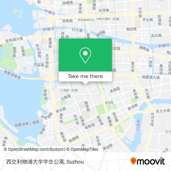 西交利物浦大学学生公寓 map