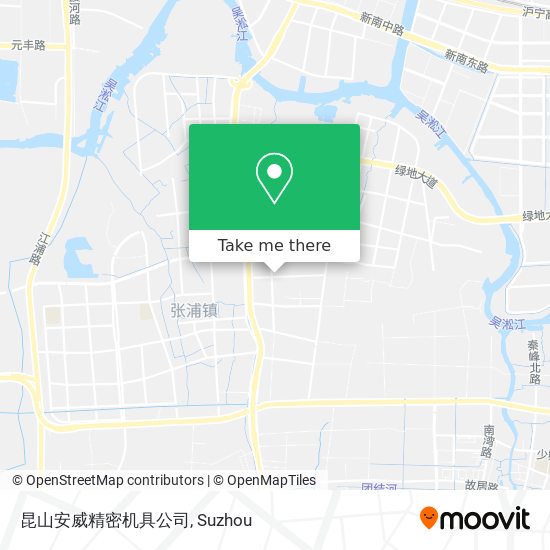 昆山安威精密机具公司 map