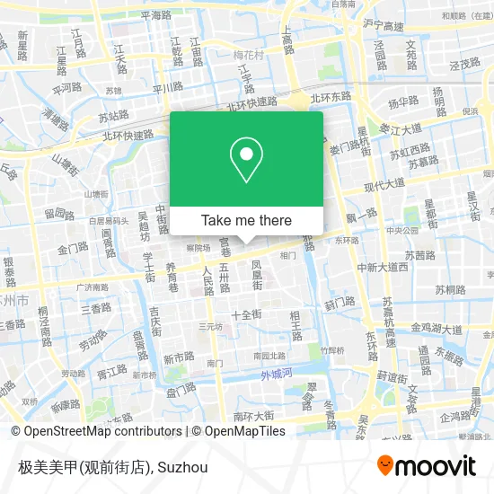 极美美甲(观前街店) map