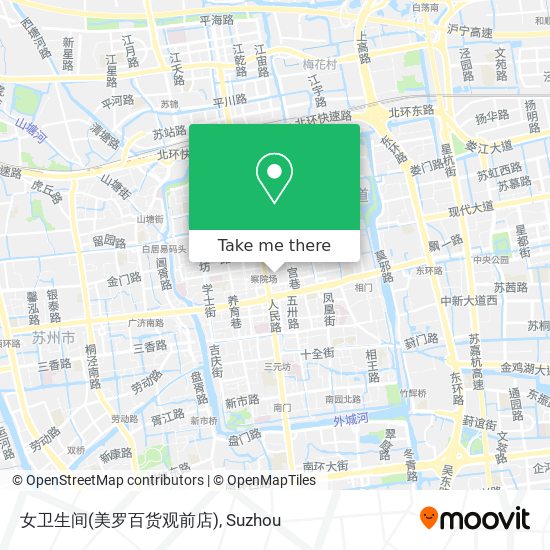 女卫生间(美罗百货观前店) map