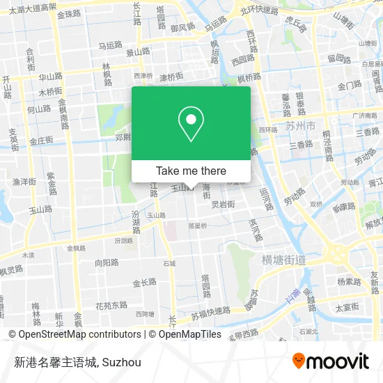 新港名馨主语城 map