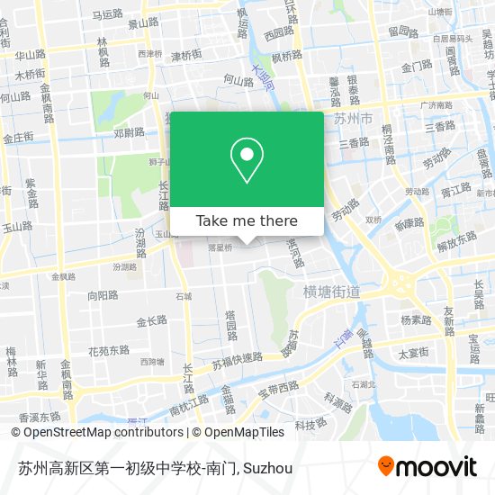 苏州高新区第一初级中学校-南门 map