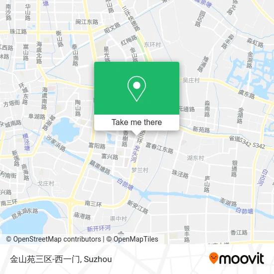 金山苑三区-西一门 map