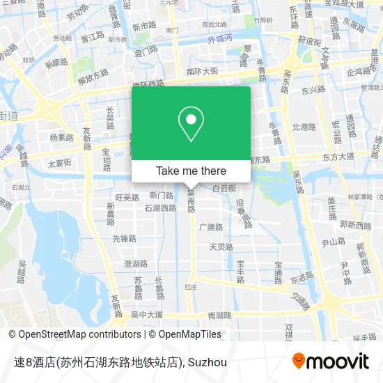 速8酒店(苏州石湖东路地铁站店) map