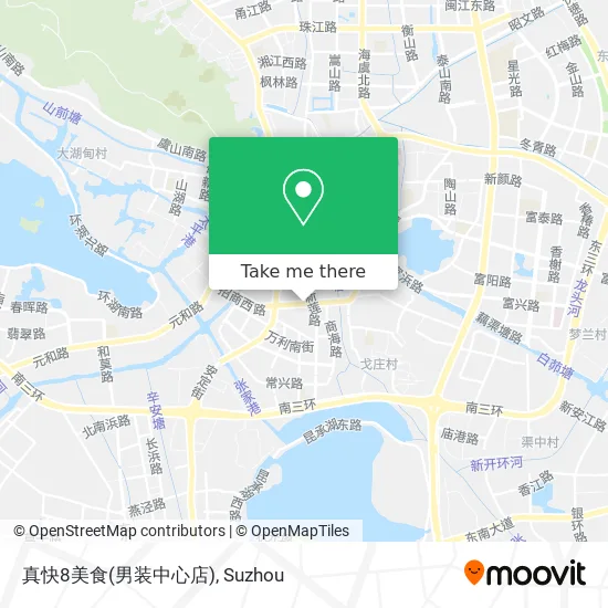 真快8美食(男装中心店) map