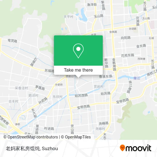 老妈家私房馄饨 map