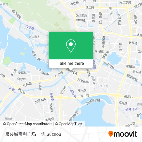 服装城宝利广场一期 map