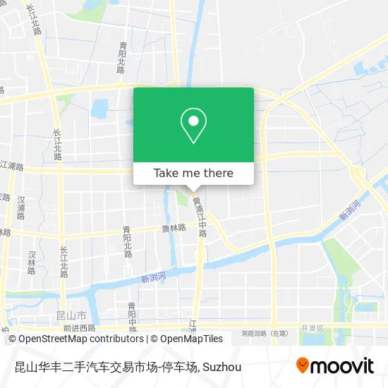 昆山华丰二手汽车交易市场-停车场 map