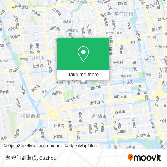 辉煌门窗装潢 map