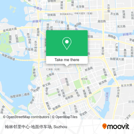 翰林邻里中心-地面停车场 map