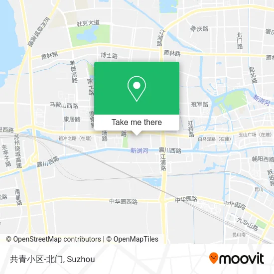 共青小区-北门 map