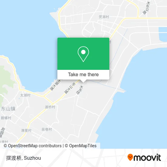 摆渡桥 map