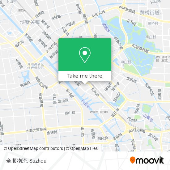 全顺物流 map