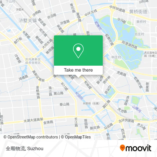 全顺物流 map