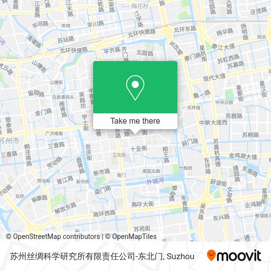苏州丝绸科学研究所有限责任公司-东北门 map