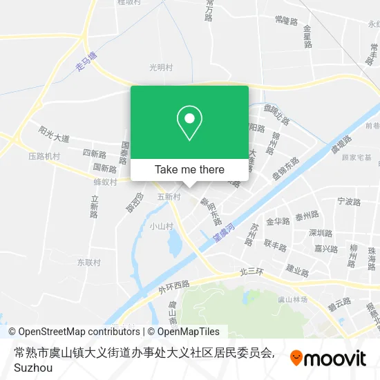 常熟市虞山镇大义街道办事处大义社区居民委员会 map
